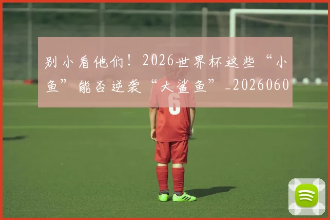 别小看他们!2026世界杯这些“小鱼”能否逆袭“大鲨鱼”_20260602212553_20260704173841
